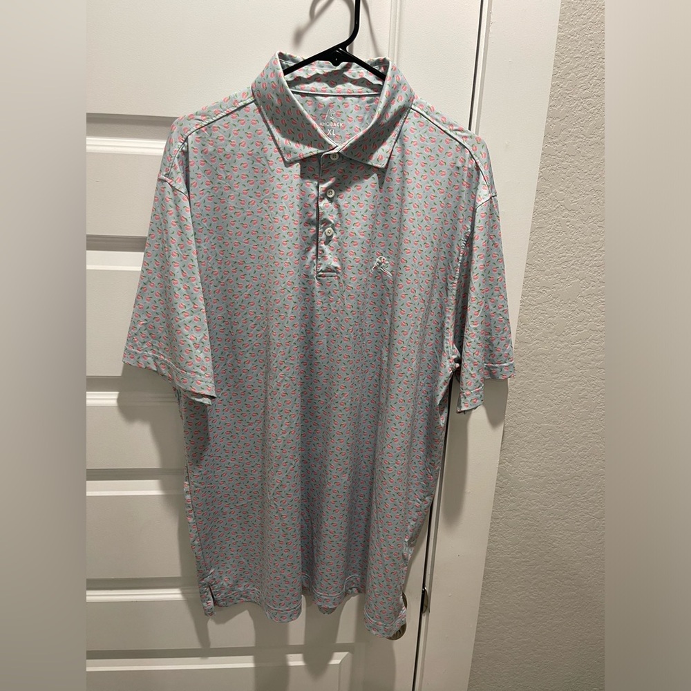 Rhoback men performance short sleeves polo Sz XL